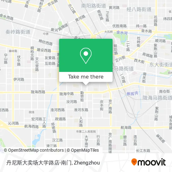 丹尼斯大卖场大学路店-南门 map