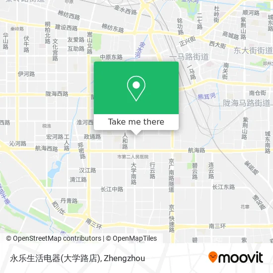 永乐生活电器(大学路店) map