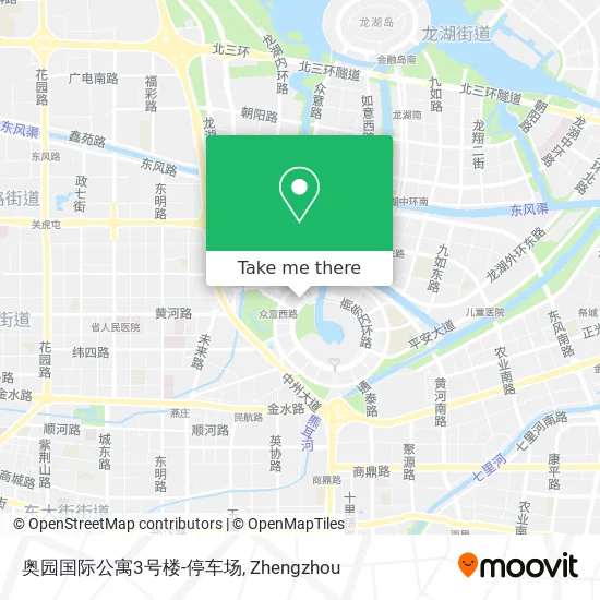 奥园国际公寓3号楼-停车场 map