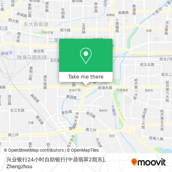 兴业银行24小时自助银行(中鼎翡翠2期东) map