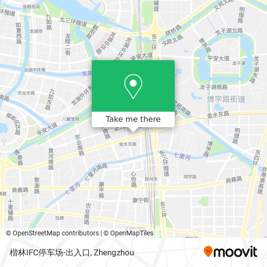楷林IFC停车场-出入口 map