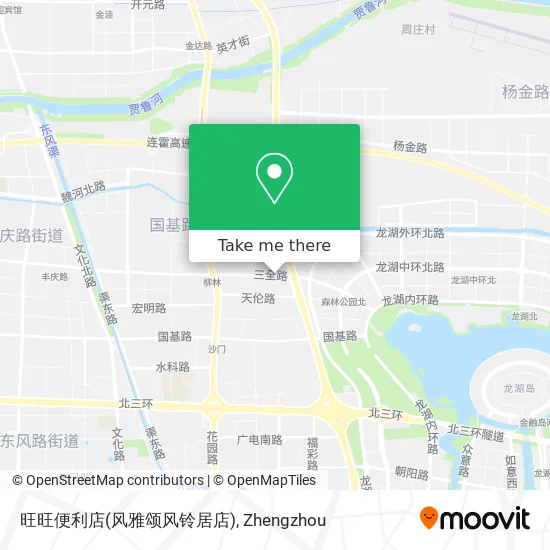 旺旺便利店(风雅颂风铃居店) map