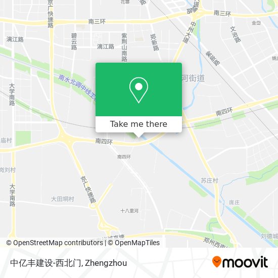 中亿丰建设-西北门 map