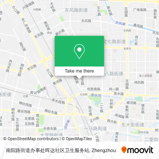南阳路街道办事处晖达社区卫生服务站 map