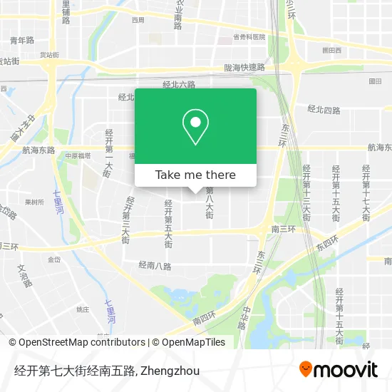 经开第七大街经南五路 map