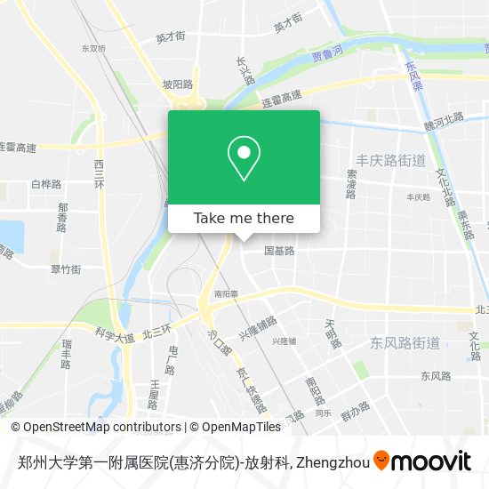 郑州大学第一附属医院(惠济分院)-放射科 map