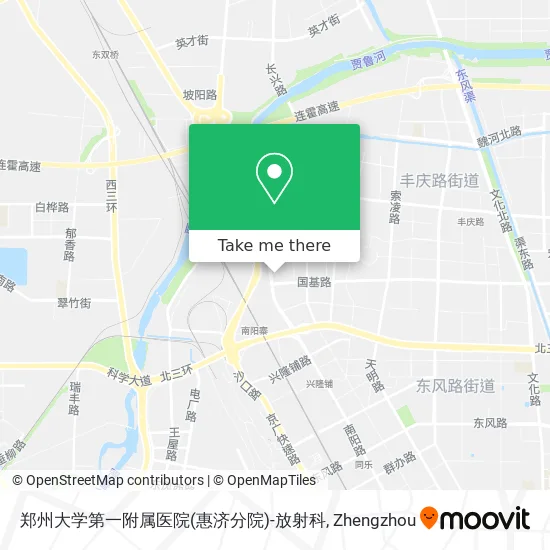 郑州大学第一附属医院(惠济分院)-放射科 map