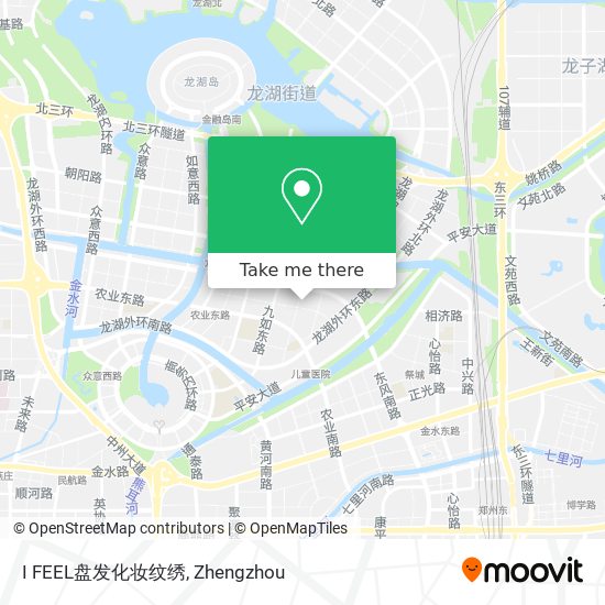 I FEEL盘发化妆纹绣 map