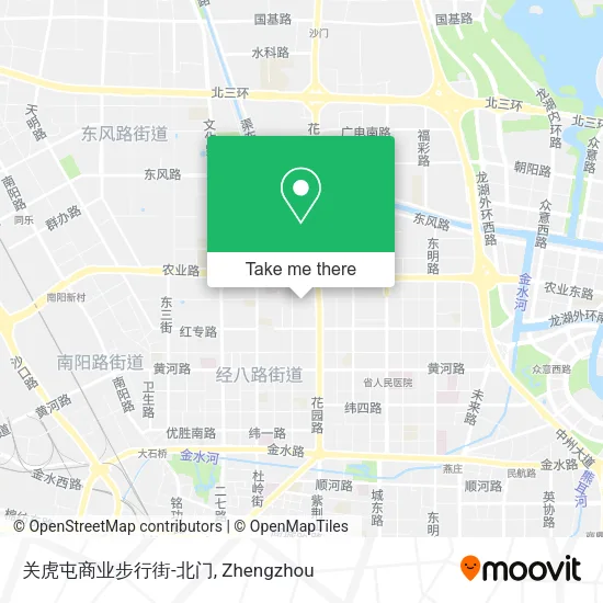 关虎屯商业步行街-北门 map