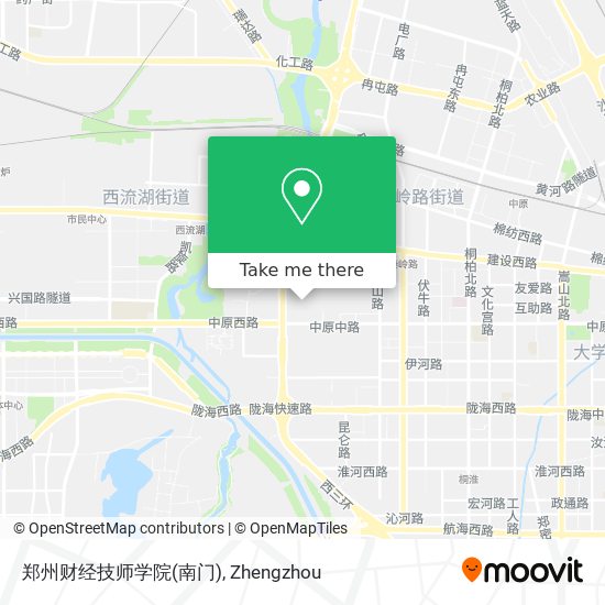 郑州财经技师学院(南门) map