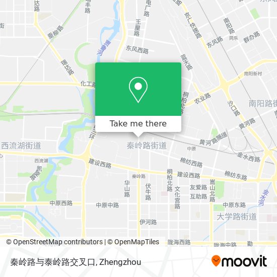 秦岭路与泰岭路交叉口 map