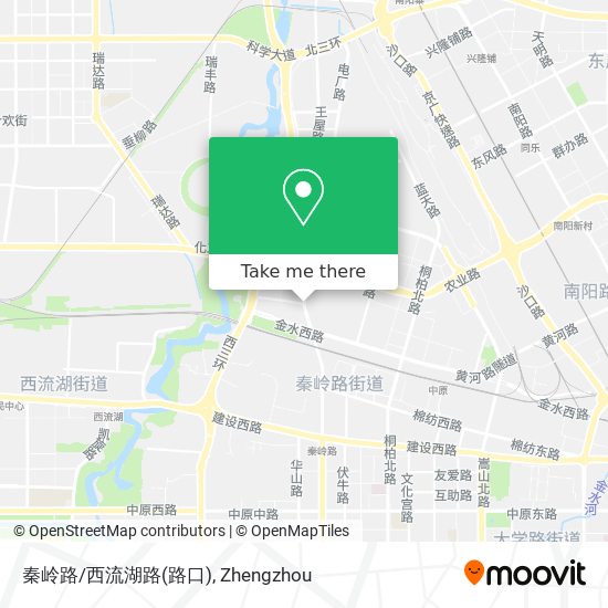 秦岭路/西流湖路(路口) map