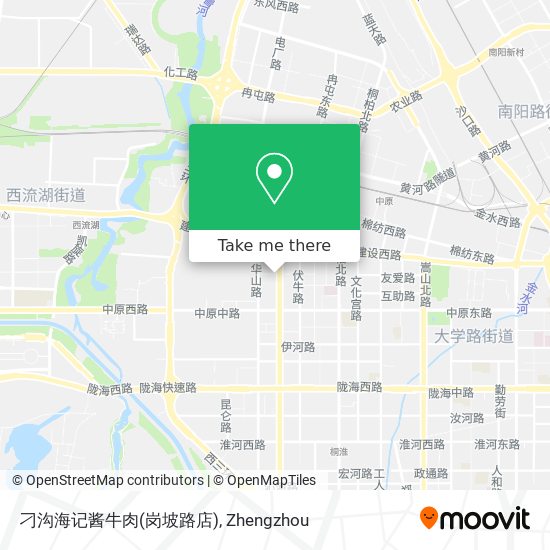 刁沟海记酱牛肉(岗坡路店) map