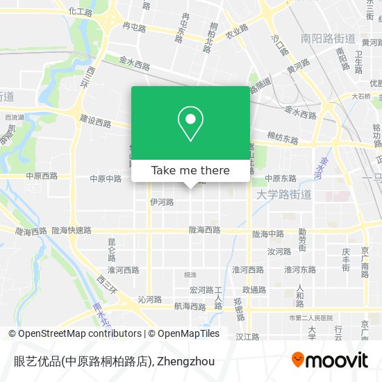 眼艺优品(中原路桐柏路店) map