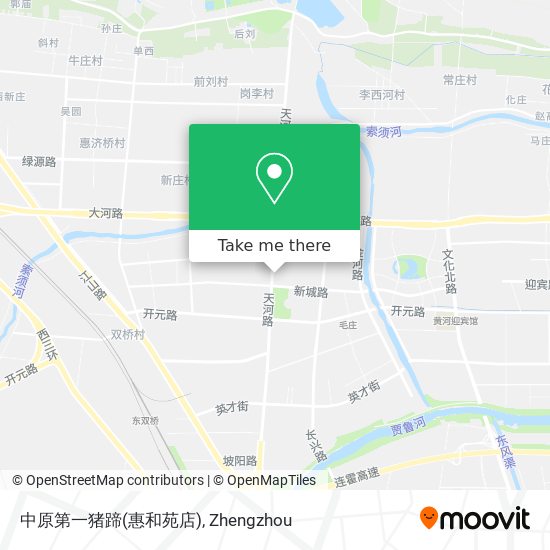 中原第一猪蹄(惠和苑店) map