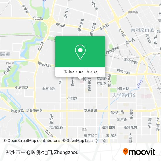 郑州市中心医院-北门 map