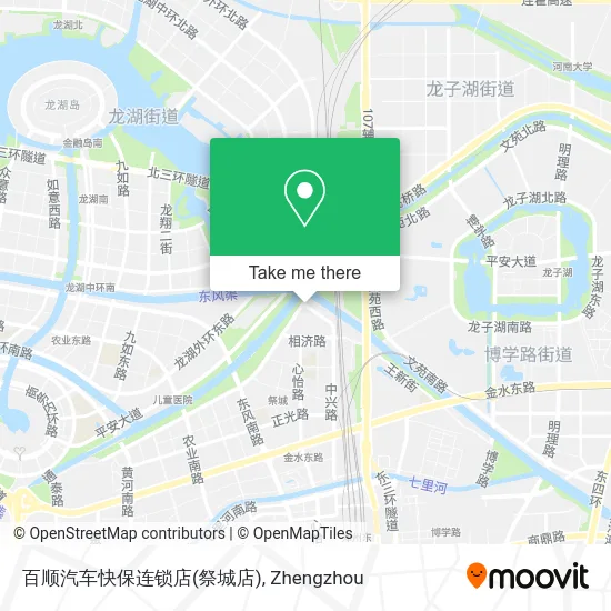 百顺汽车快保连锁店(祭城店) map