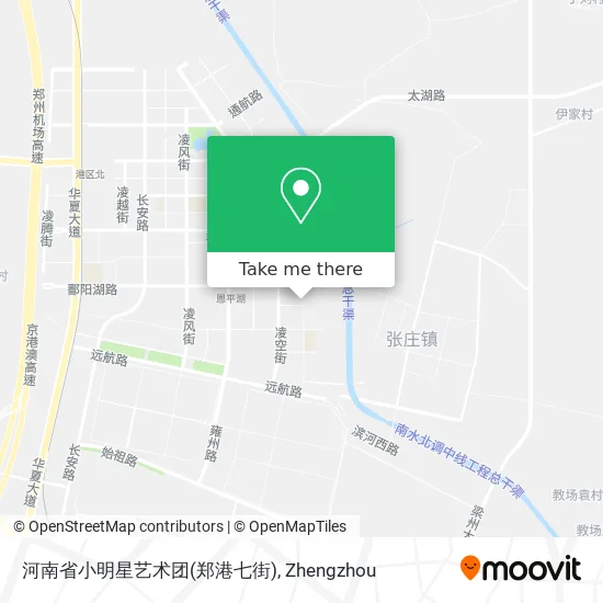 河南省小明星艺术团(郑港七街) map