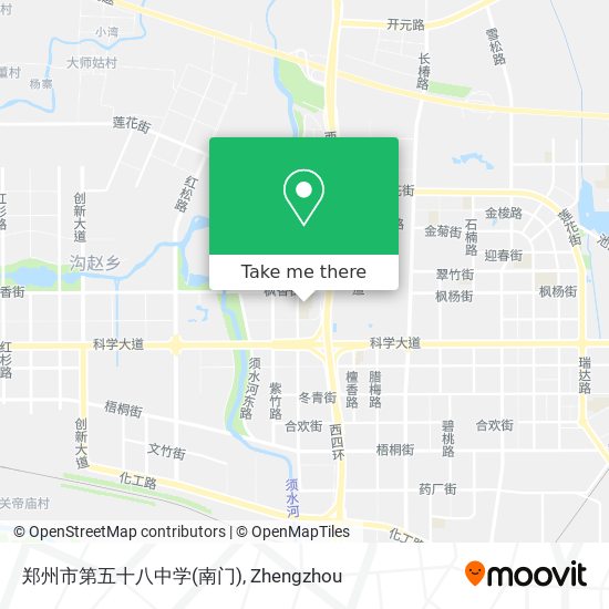 郑州市第五十八中学(南门) map