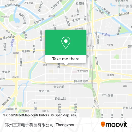 郑州三东电子科技有限公司 map