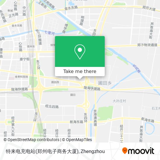 特来电充电站(郑州电子商务大厦) map