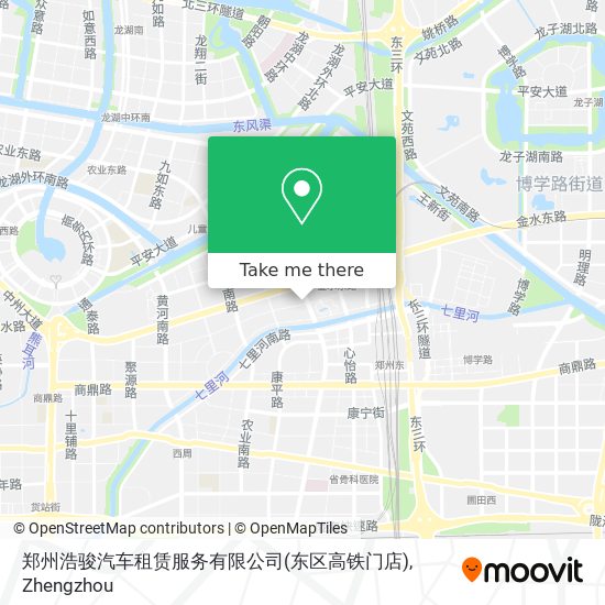 郑州浩骏汽车租赁服务有限公司(东区高铁门店) map