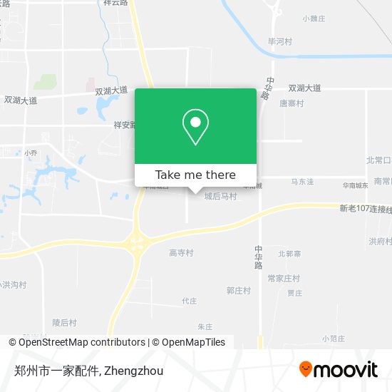 郑州市一家配件 map