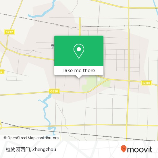 植物园西门 map