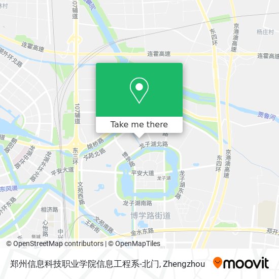 郑州信息科技职业学院信息工程系-北门 map