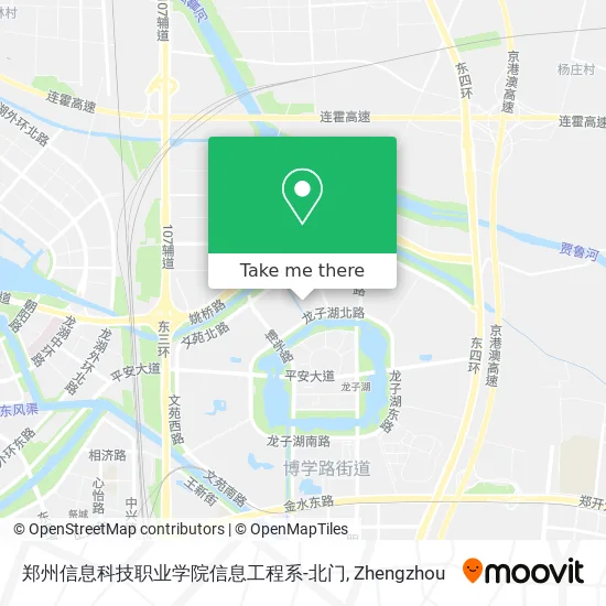 郑州信息科技职业学院信息工程系-北门 map