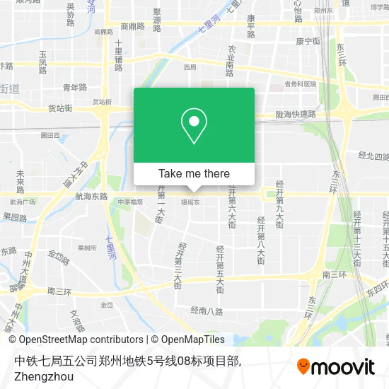 中铁七局五公司郑州地铁5号线08标项目部 map