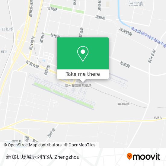 新郑机场城际列车站 map