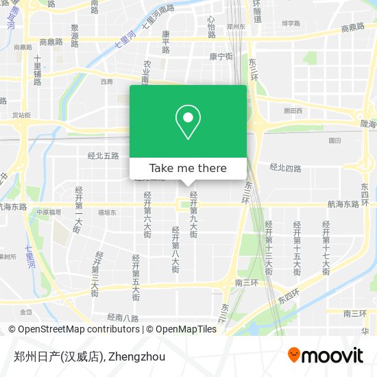 郑州日产(汉威店) map