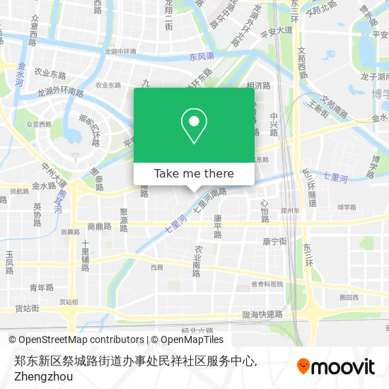 郑东新区祭城路街道办事处民祥社区服务中心 map