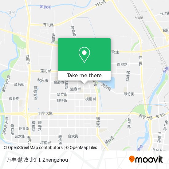 万丰·慧城-北门 map