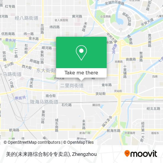 美的(未来路综合制冷专卖店) map