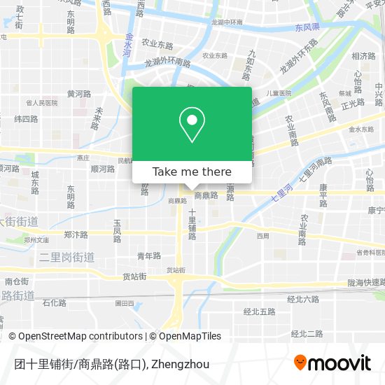 团十里铺街/商鼎路(路口) map