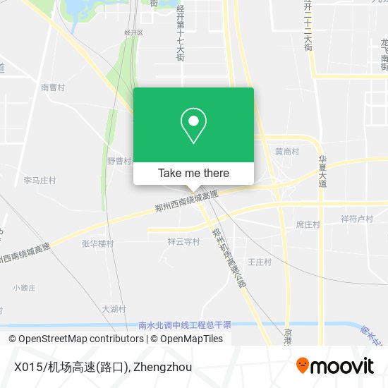 X015/机场高速(路口) map
