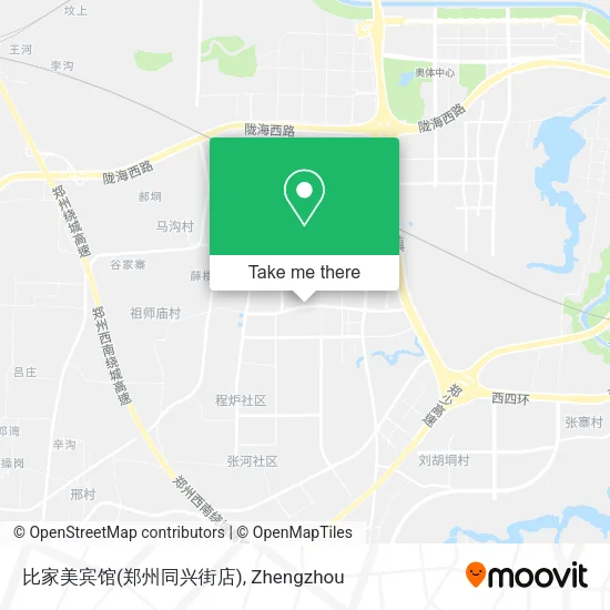 比家美宾馆(郑州同兴街店) map