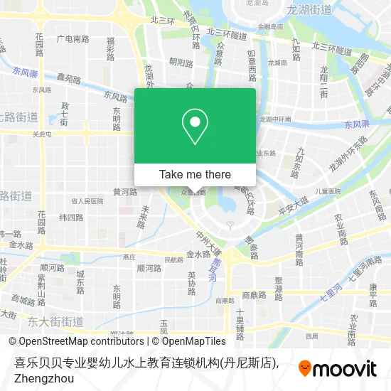 喜乐贝贝专业婴幼儿水上教育连锁机构(丹尼斯店) map