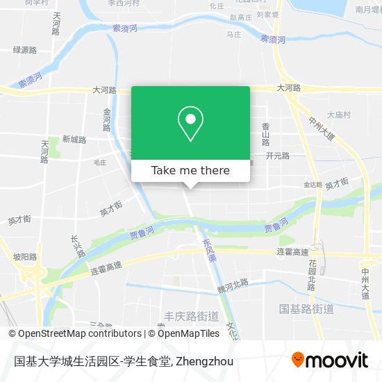 国基大学城生活园区-学生食堂 map