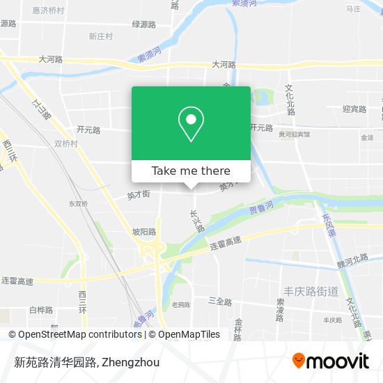 新苑路清华园路 map