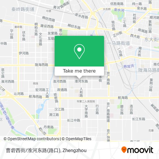 曹砦西街/淮河东路(路口) map