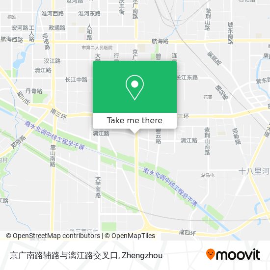 京广南路辅路与漓江路交叉口 map