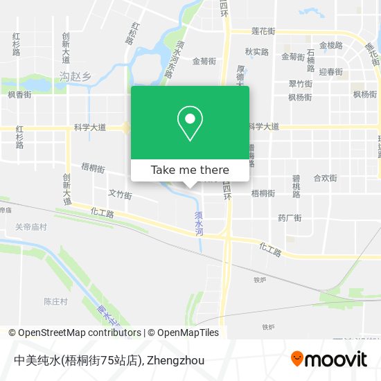 中美纯水(梧桐街75站店) map