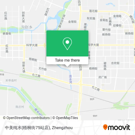 中美纯水(梧桐街75站店) map
