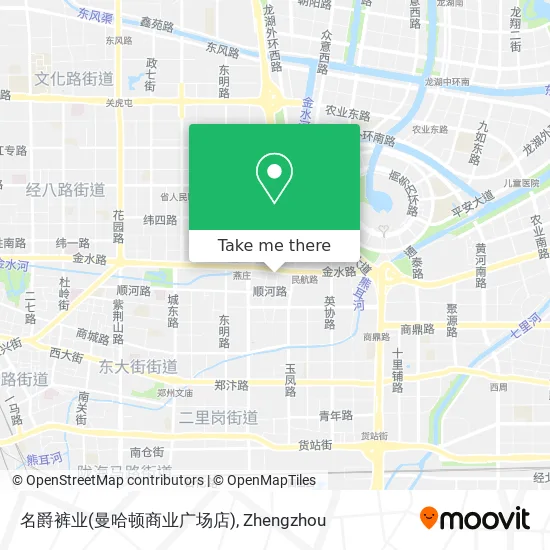 名爵裤业(曼哈顿商业广场店) map
