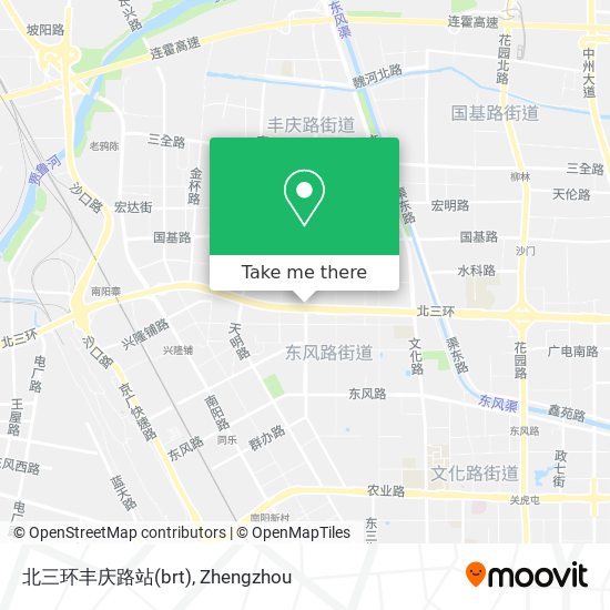 北三环丰庆路站(brt) map