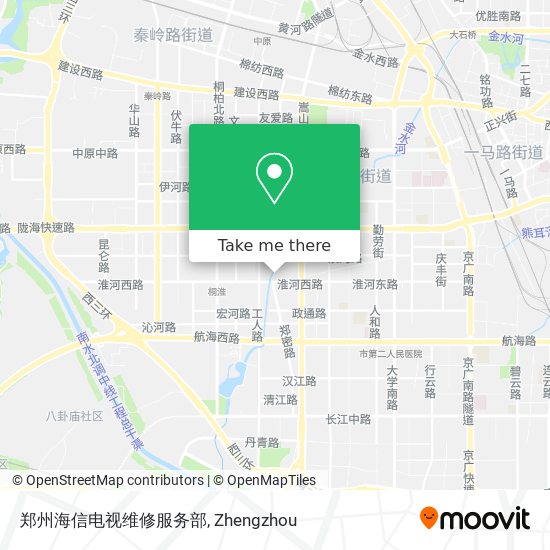 郑州海信电视维修服务部 map