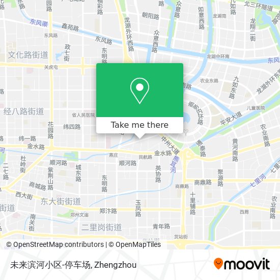 未来滨河小区-停车场 map